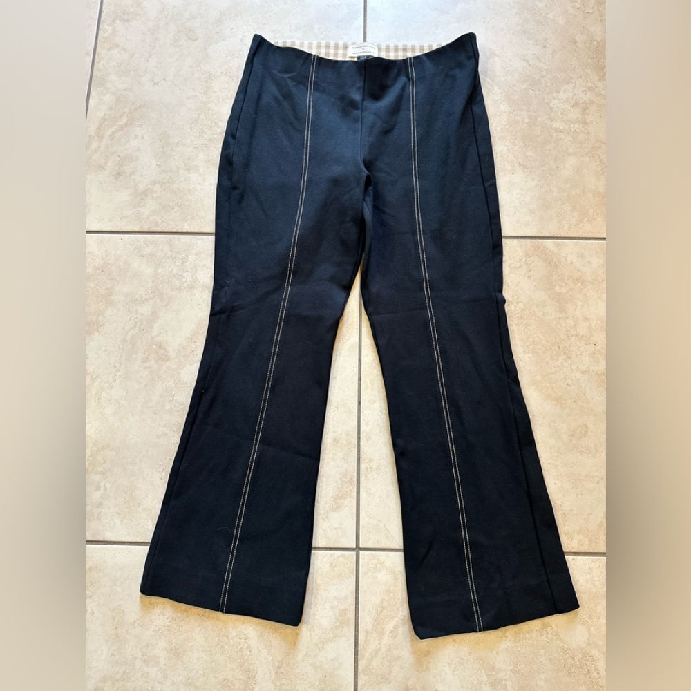 Anthropologie Black Boot Cut Flare Pants - Picture 3 of 6